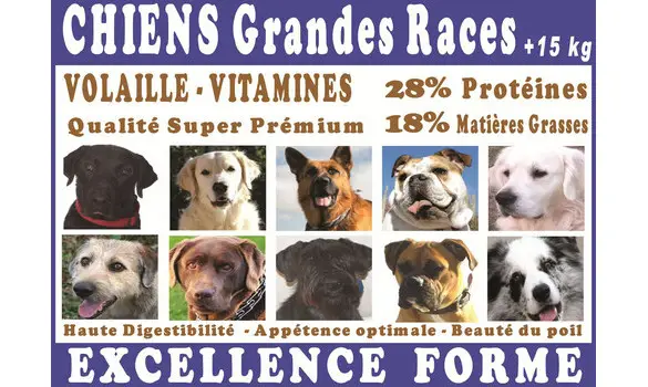 6x15kg CHIEN au choix